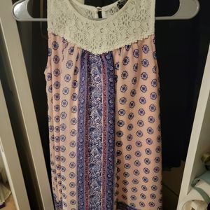 Colorful print dress